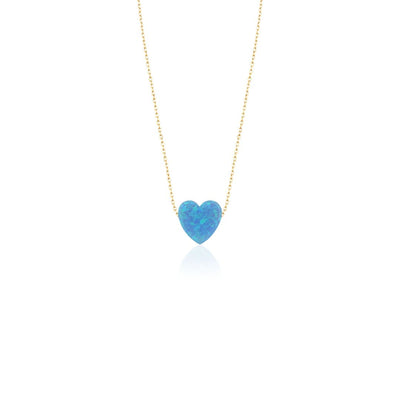 OPAL HEART PENDANT
