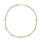MIYUKI GOLD DISC NECKLACE