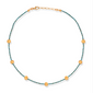 MIYUKI GOLD DISC NECKLACE