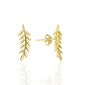 GOLDEN BRANCH STUD EARRINGS