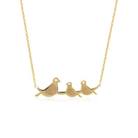 Mama & Baby Bird Necklaces