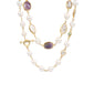 PEARL GEMSTONE LONG NECKLACE