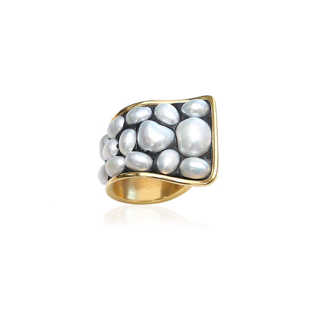 PEARL STATEMENT RING