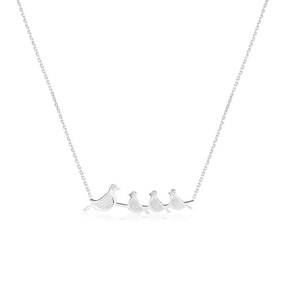 MAMA BIRD & 3 BABY BIRDS