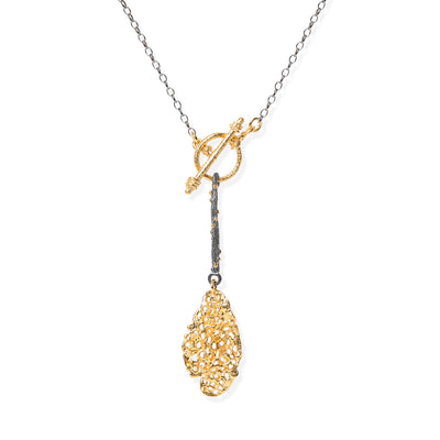 GOLD LEAF PENDANT