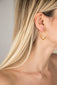 GOLD BRAIDED HOOPS