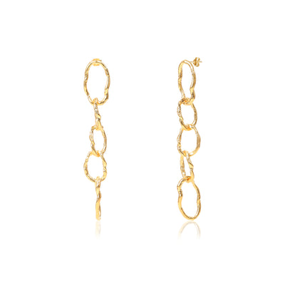 LONG CHAINLINK EARRINGS