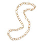 GOLD CHAINLINK LONG NECKLACE