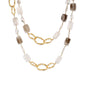 QUARTZ LYON CHAIN STATION NECKLACE
