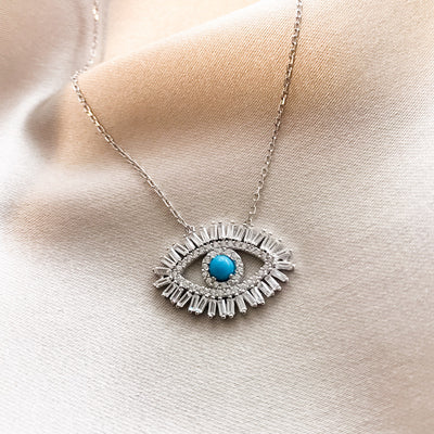 BAGUETTE EYE PENDANT