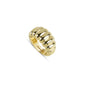 WIDE CROISSANT DOME RING