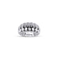 WIDE CROISSANT DOME RING
