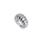 WIDE CROISSANT DOME RING