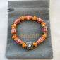 DIAMOND CARNELIAN BRACELET