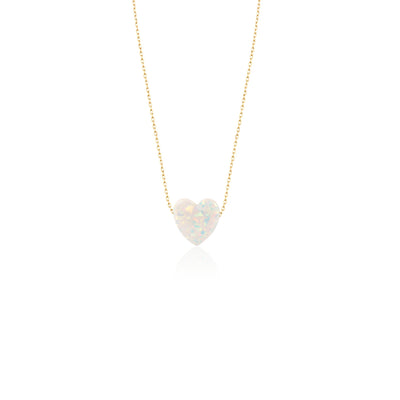 OPAL HEART PENDANT