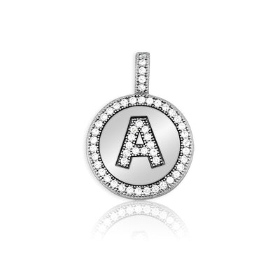 INITIAL COIN PENDANT "A"