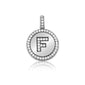 INITIAL COIN PENDANT "F"