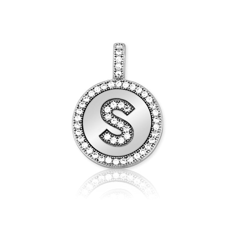 INITIAL COIN PENDANT "S"
