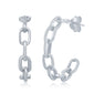 PAPERCLIP HOOP EARRINGS