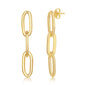 PAPERCLIP CHAIN EARRINGS