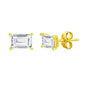 RECTANGLE SOLITAIRE STUDS