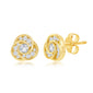 LOVE KNOT STUD EARRINGS