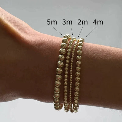 5MM GOLD FILLED BALL BRACELET