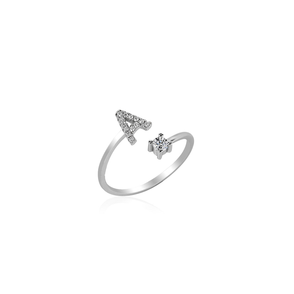 PC Jeweller The C Alphabet Diamond Ring (Ring Size: 7) : Amazon.in:  Jewellery